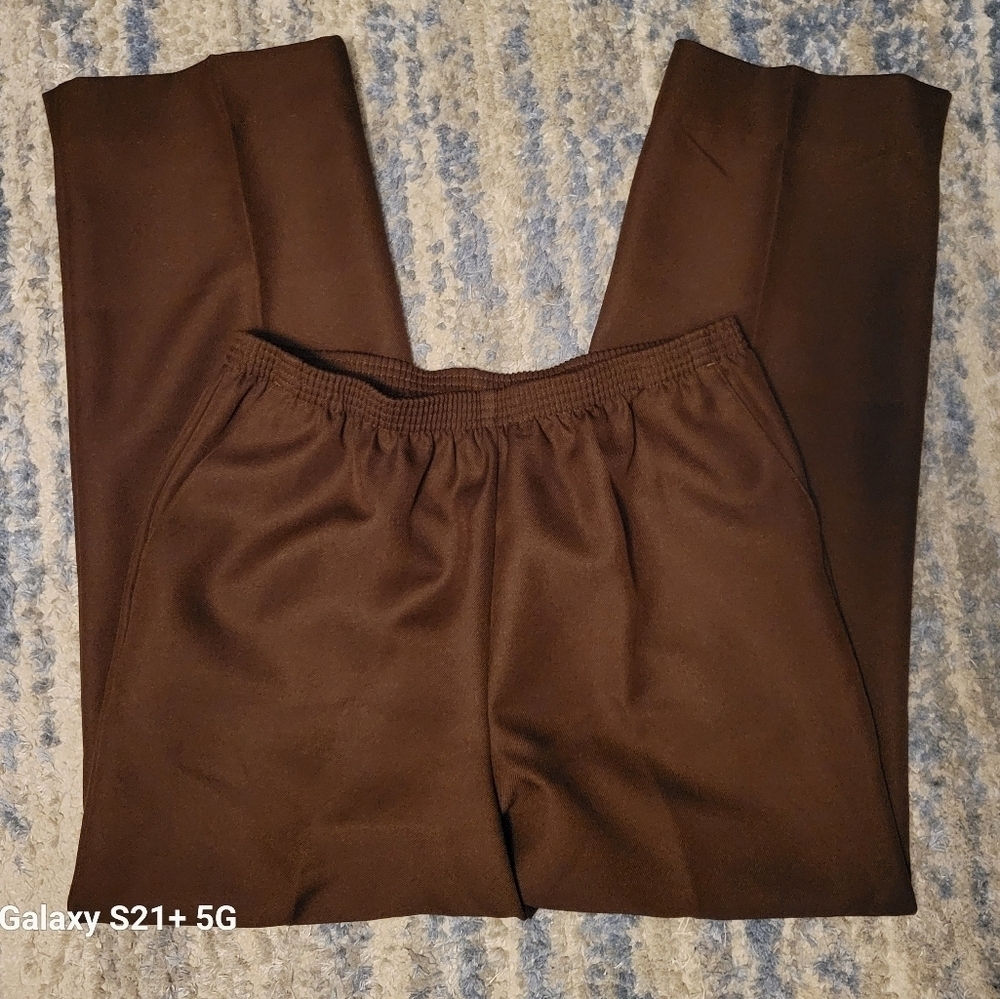 Alfred Dunner Size 12 Casual Pull-On Trousers